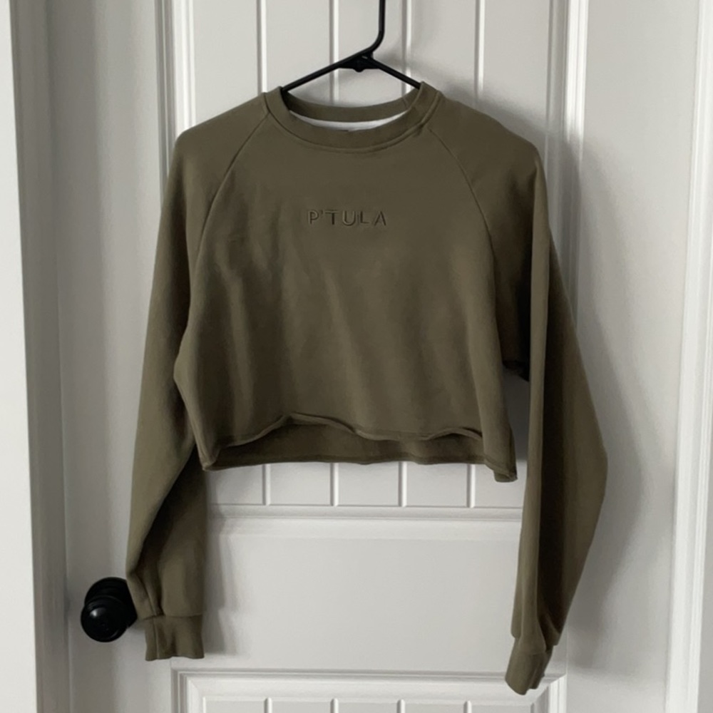 P’Tula cropped crew neck